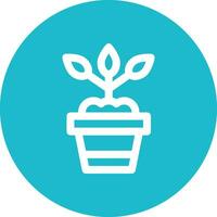 Plant Pot Vector Icon