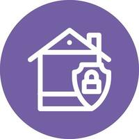 Home Security Vector Icon