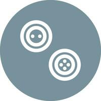 Clothing Button Vector Icon