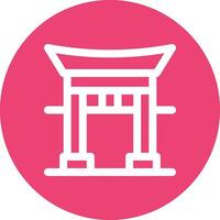 Torii Gate Vector Icon