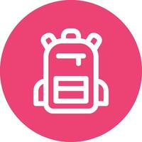 Backpack Vector Icon