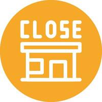 Close Shop Vector Icon