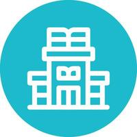 Library Building Vector Icon