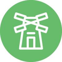 Windmill Vector Icon