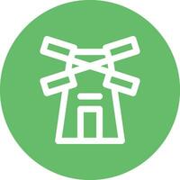 Windmill Vector Icon