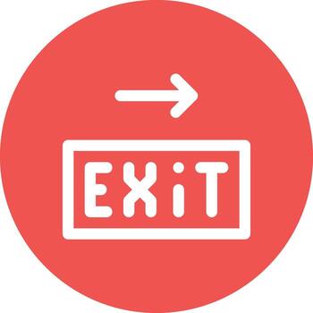 icono de vector de salida