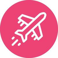Plane Departure Vector Icon