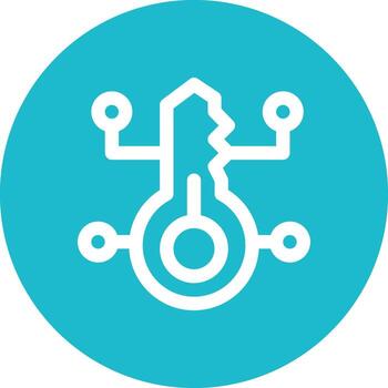 icono de vector de cifrado