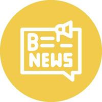 Breaking News Vector Icon