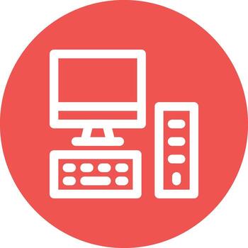 Computer Vector Icon