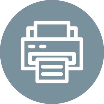 Printer Vector Icon