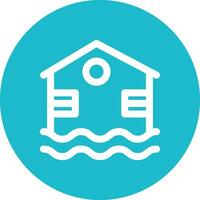 House River Vector Icon