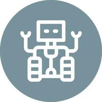 Space Robot Vector Icon