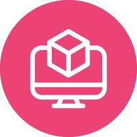 Cad Engineering Vector Icon