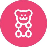 Gummy Bear Vector Icon