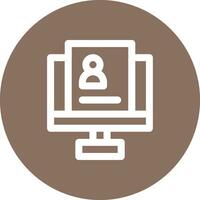 Criminal Database Vector Icon