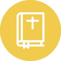 icono de vector de biblia