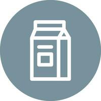 Milk Carton Vector Icon