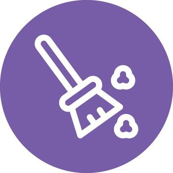 limpiar el polvo vector icono