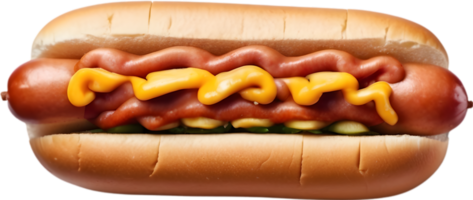 AI generative ,Hotdog, Hot dog, Frankfurter, Sausage, Grilled hotdog png