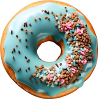 AI generative,Donut, Delicious donut, Colorful donut, png
