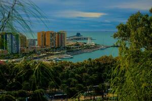 View of the Spanish city of Malaga photo