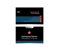 CREATIVE MODERN BUSINESS CARD DESIGN TEMPLATE vector