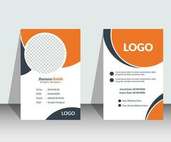 Modern Creative Id Cards Design eps file Print design vector