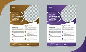 Modern creative business flyer design or vector eps file