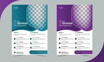 Modern creative business flyer design or vector eps file