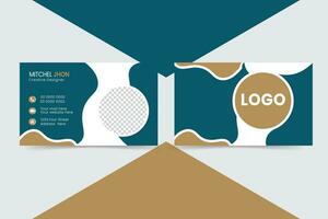 Cretive business cards design vector