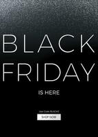 black friday sale banner vector