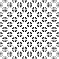 Black seamless abstract pattern. Overlay for background and backdrop. Ornamental design. PNG graphic illustration with transparent background.