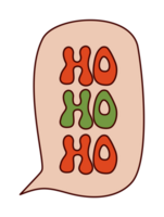 Aufkleber ho ho ho png