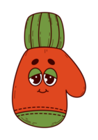 Sticker character mitten png