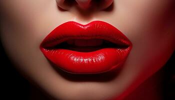 lips red color photo