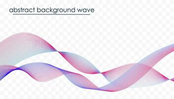 Abstract wave element for design. Digital frequency track equalizer. Stylized line art background. Vector illustration. Wave with dots created using blend tool. Curved wavy line, smooth stripe