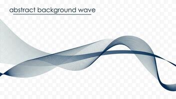 Abstract wave element for design. Digital frequency track equalizer. Stylized line art background. Vector illustration. Wave with dots created using blend tool. Curved wavy line, smooth stripe