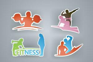 sport people set vector