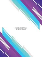 geometric modern vertical background design vector