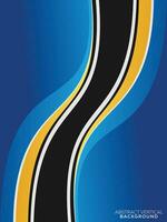 wave gradient modern background design vector