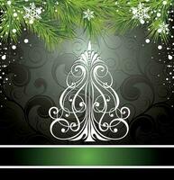 Christmas card for your design vector