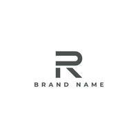 Abstract initial letter RD or DR Logo design Vector illustration in black color isolated on a white background. Abstract letter RD logo applied for Real Estate Development Company logo design template