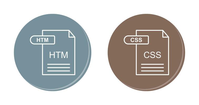 HTM and CSS Icon