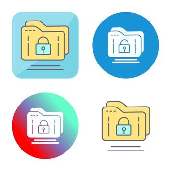 icono de vector de carpeta