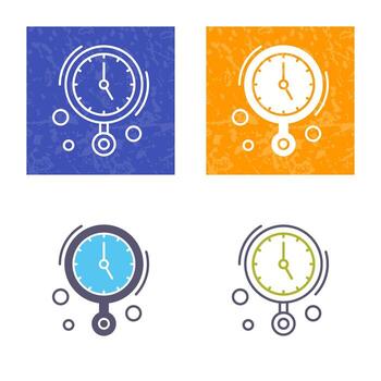 Wall Clock Vector Icon