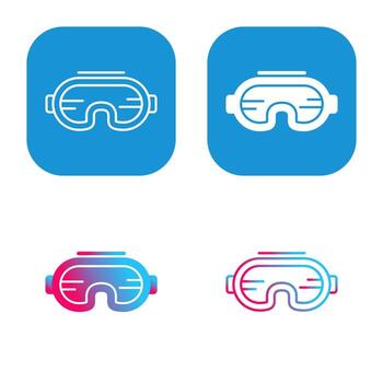 icono de vector de gafas