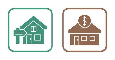 Rent and Residential Icon vector