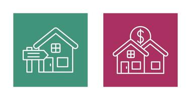 Rent and Residential Icon vector