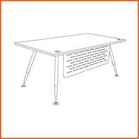 Table Line art Vector